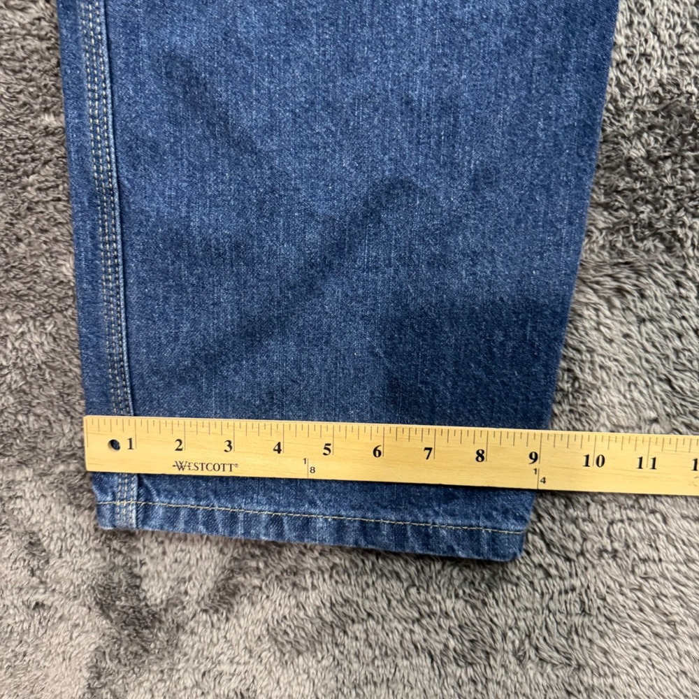 Dickies Mens Blue Denim Carpenter Jeans Straight Leg Utility Pants 34x34 - Picture 7 of 7